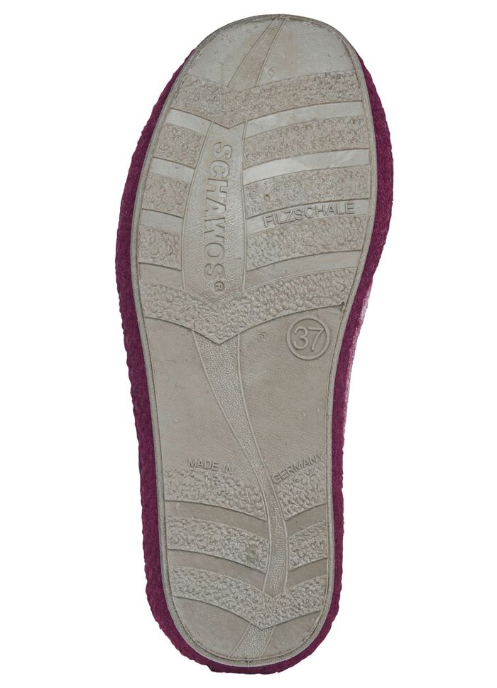 Slippers met een subtiele bloemenprint 