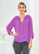 Tuniek met biezenplooien 