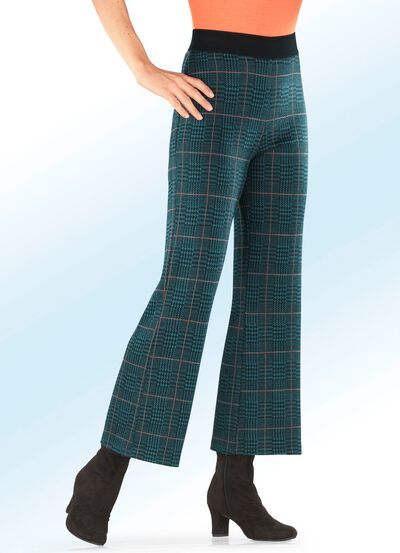 Broek in modieuze verkorte lengte 