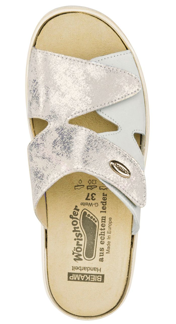 ELENA EDEN muiltjes met W&ouml;rishofer kurkleren voetbed 