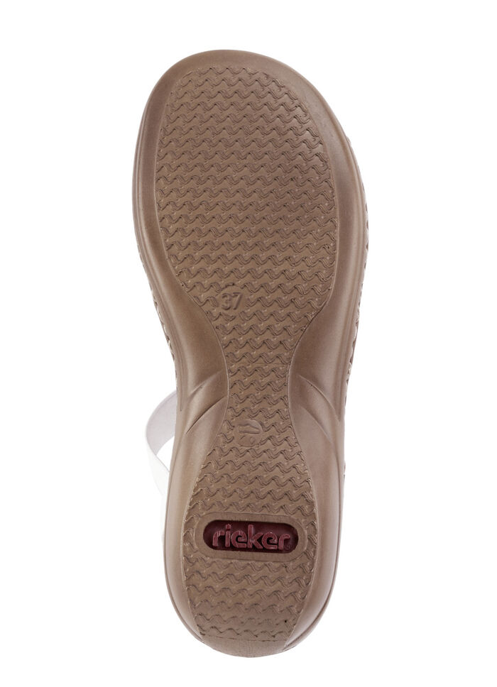 Sandalen met edelstenen WIT