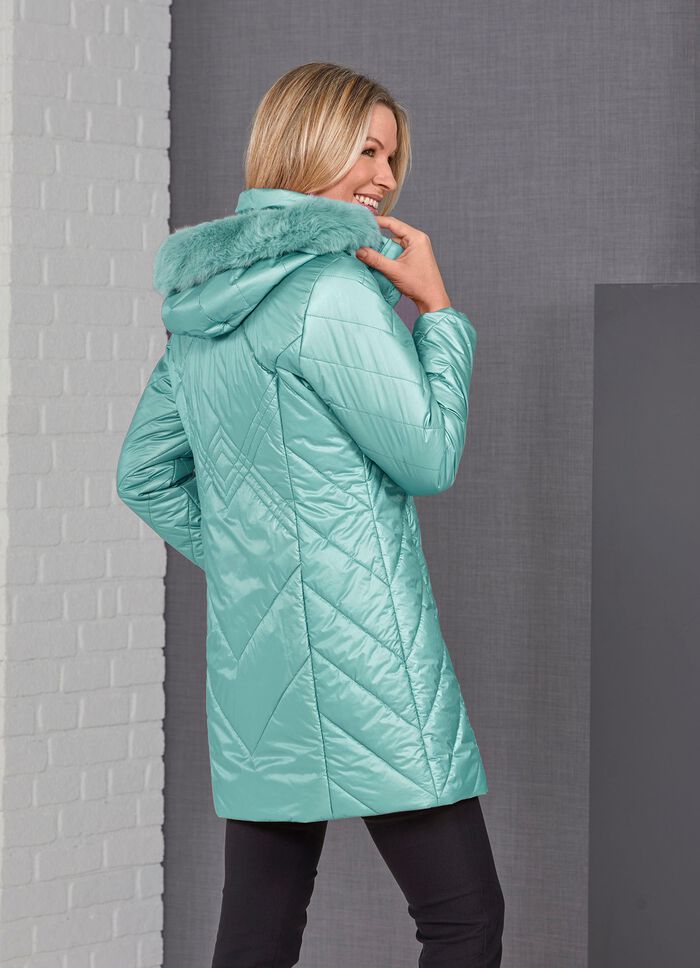 Korte jas in 2 kleuren MUNT