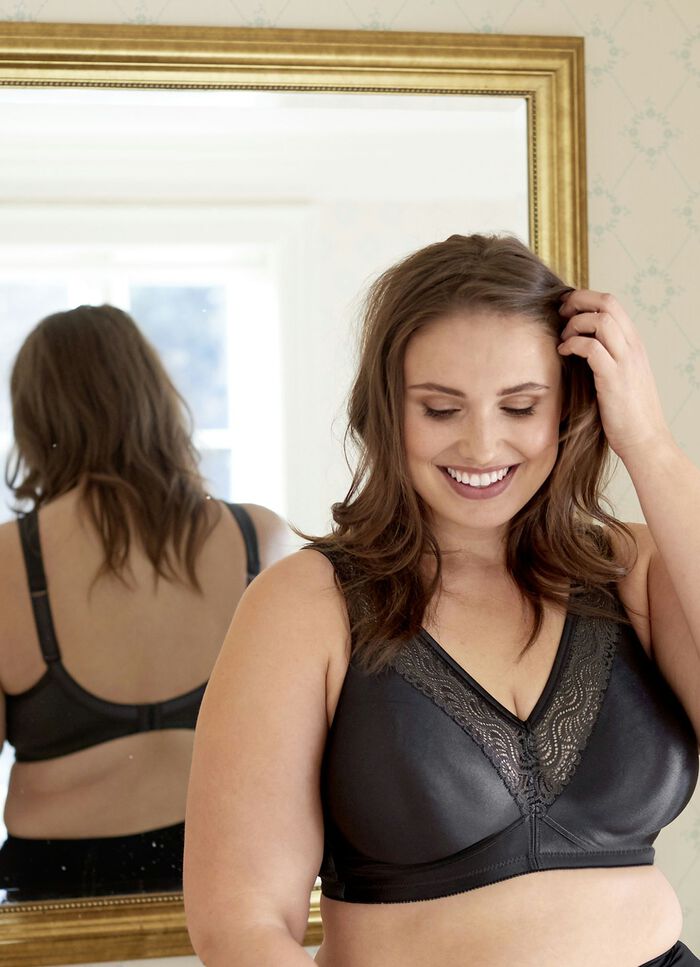 Swegmark of Sweden two-pack bh met kanten inzetstukken 1X WIT, 1X ANTRACIET