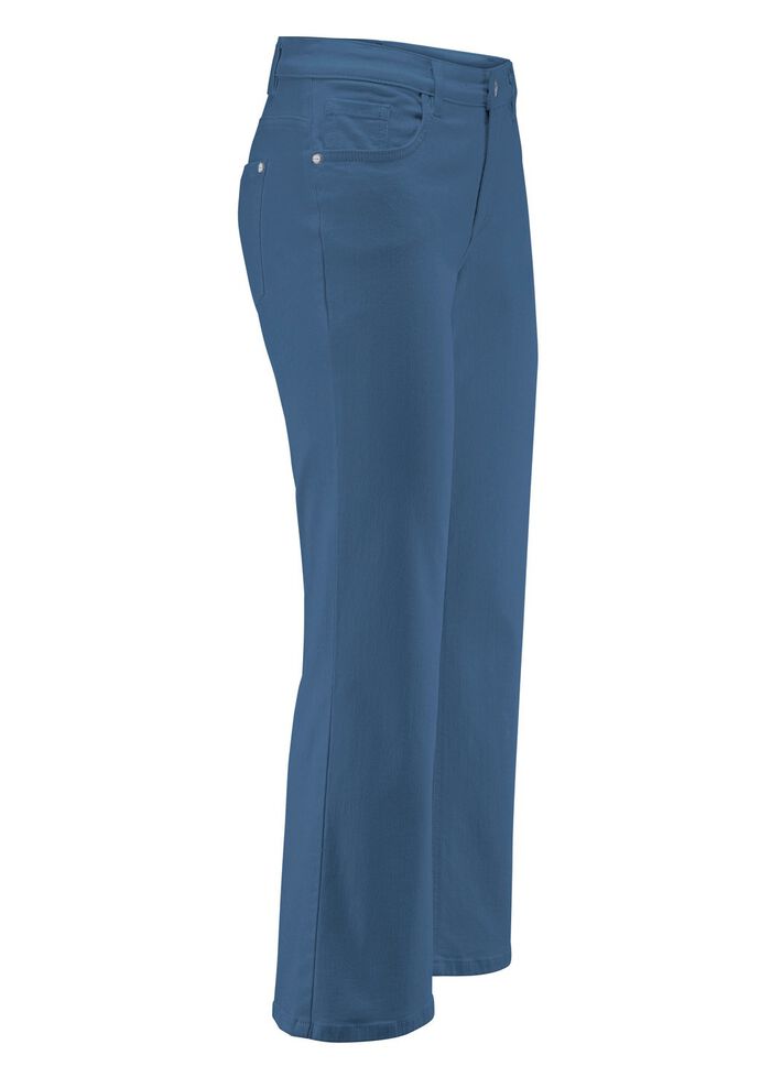 Magische jeans met licht uitlopende pijpen 