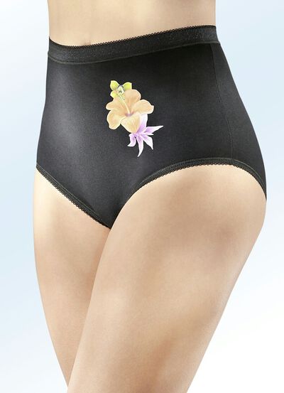 Set van vijf bloemenslipjes 