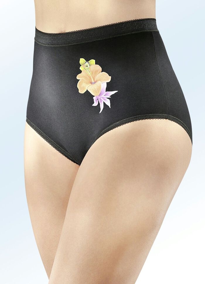 Set van vijf bloemenslipjes 