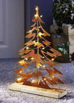 Antonboom van verroest plaatstaal 