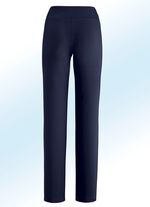 Jerseybroek met hogere, elastische tailleband 