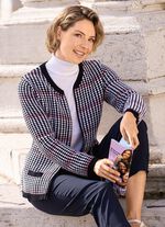 Cardigan met delicate kleurverloop 