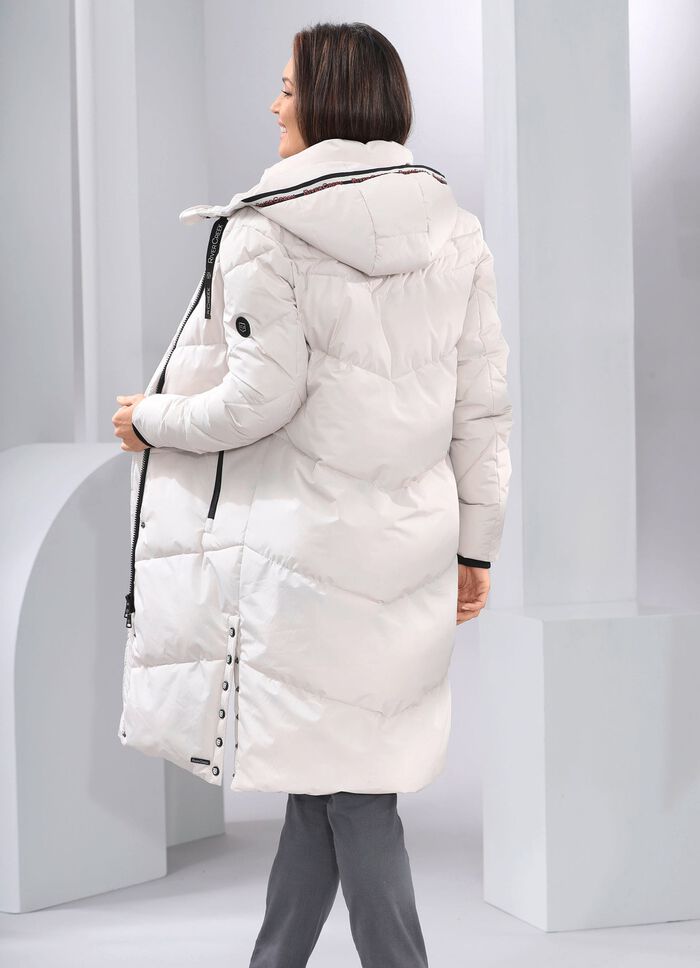 Jas met vaste capuchon 