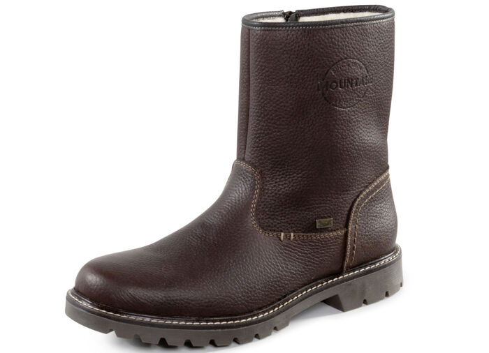 Rieker laarzen gemaakt van nappaleer DONKERBRUIN