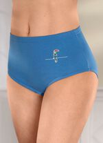 Set van vier bedrukte slips 