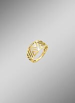 Moderne damesring van goud 