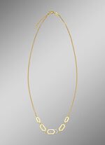 Moderne ketting met zirkonia 