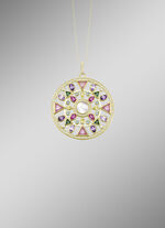 Elegante hanger met echte abalone parelmoer 