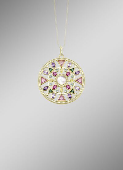 Elegante hanger met echte abalone parelmoer 