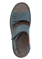 GINO GALANTE sandaal van gevet, geschaduwd rundnubuckleer JEANS