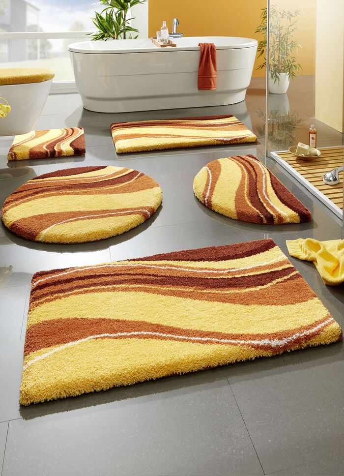 Badkamerset van Grund met antislip latex achterkant AARDE