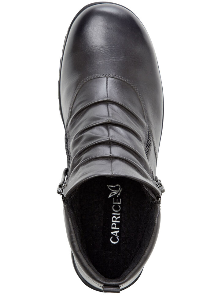 ELENA EDEN, gevoerde dameslaarzen, winterschoenen, breedte H, met rits GRIJS