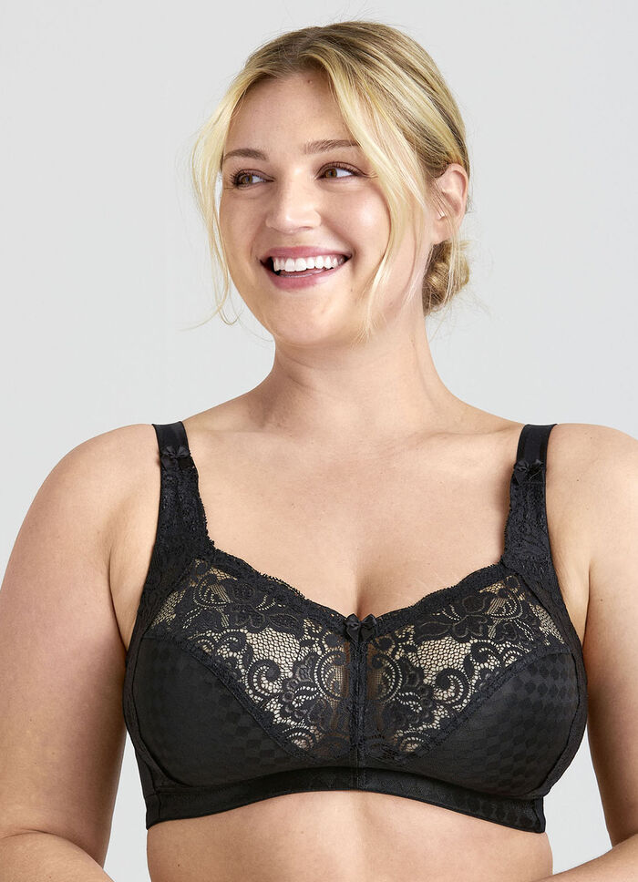 Miss Mary-bh met elastische kanten inzetstukken SCHWARZ
