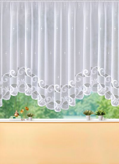 Lichtgewicht boeggordijn met automatische vouwband 