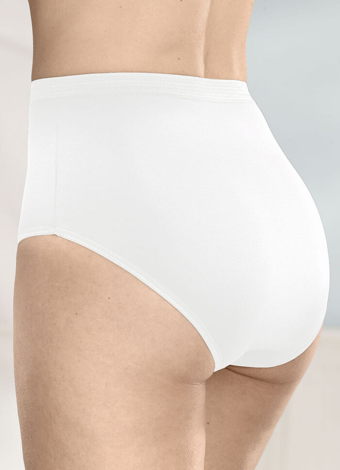 Vijfpak slips met bloemenmotief 