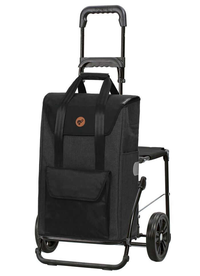 Andersen winkelscooter met zitje ZWART