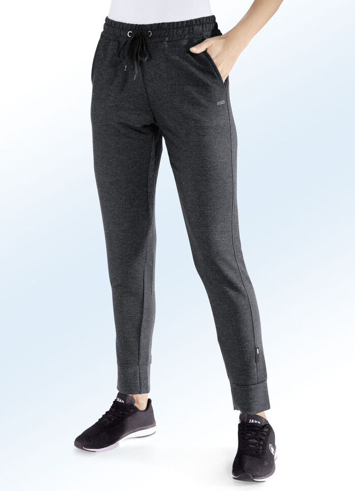 Vrijetijdsbroek ‘LPO’ in 2 kleuren ANTRACIET GEMÊLEERD