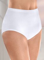 brio lingerie, set van vijf slips met elastische randen 