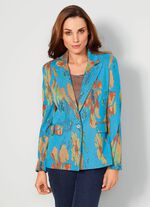 Blazer van hoogwaardig jacquardbreisel 