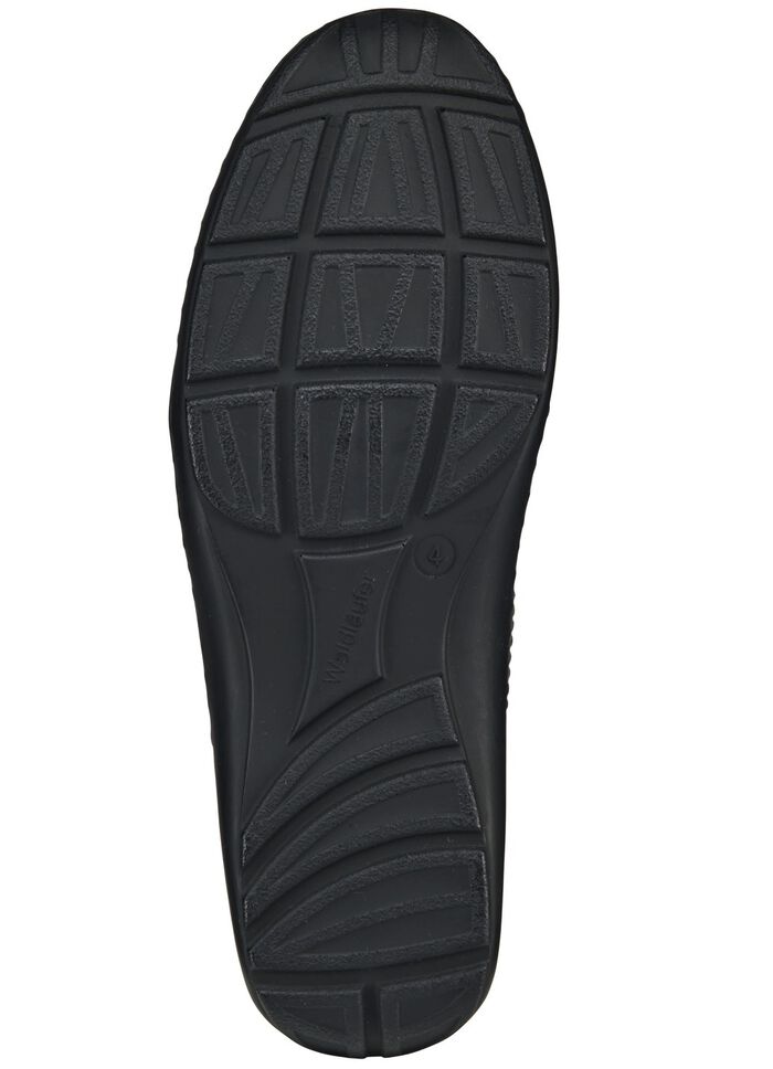 Waldl&auml;ufer, comfortabele damespantoffels, breedte H, met uitneembaar voetbed OUDZILVER