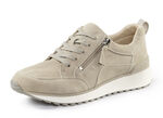 Caprice, trendy damessneakers, breedte G, met uitneembaar voetbed BEIGE
