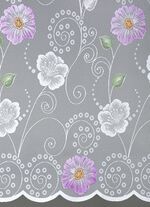 klein raamgordijn met roede-doortrek FLIEDER