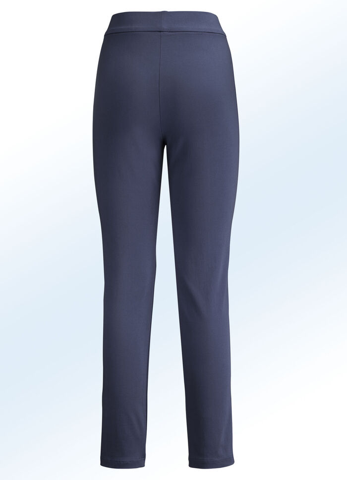 Soft-stretch-broek MARINE