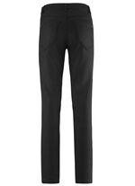 Broek in trendy leerlook ZWART