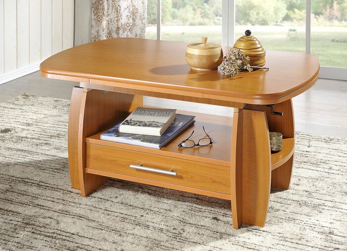 Salontafel met een onderhoudsvriendelijk oppervlak KERSENBOOM