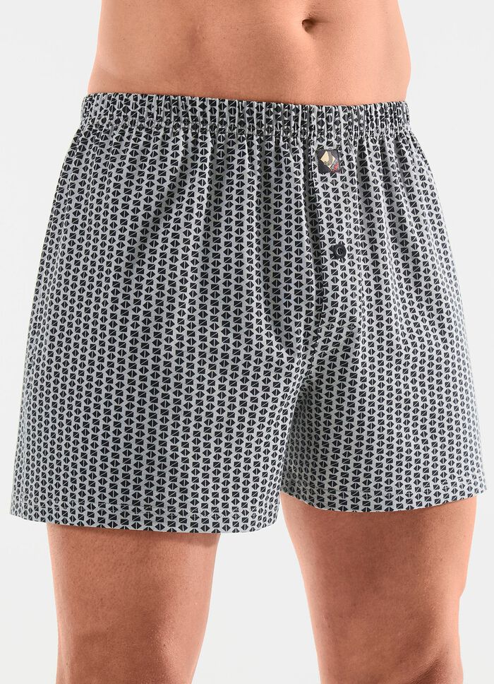 Vijf-pack boxershorts met all-over design 