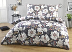 Digitaal bedrukte beddengoedset van Irisette ZWART
