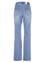 Jeans met trendy decoratieve knopen JEANSBLAU
