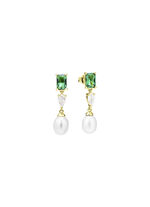 Elegantie in beweging &ndash; oorbellen met parels en kristalglans 