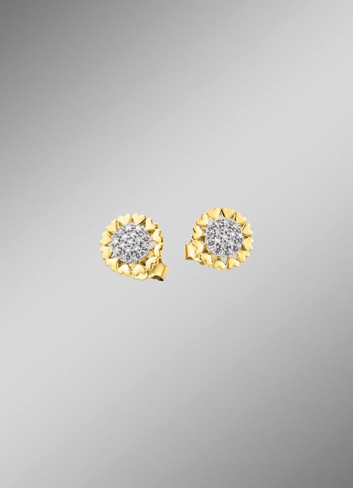 Oorknopjes goud 585/- 