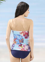Laurina tankini met verstelbare en afneembare bandjes en zachte cups 