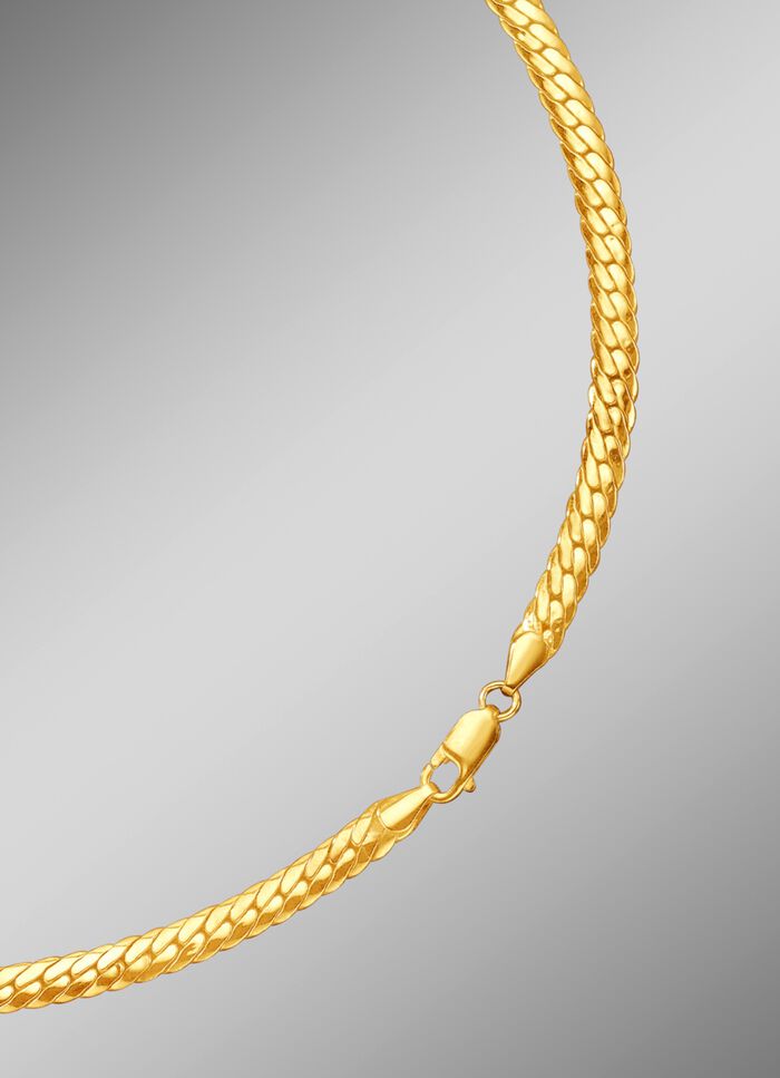 Strakke kinketting met karabijnsluiting 