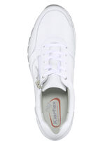 ELENA EDEN, sportieve damessneakers, breedte H, met uitneembaar voetbed WIT