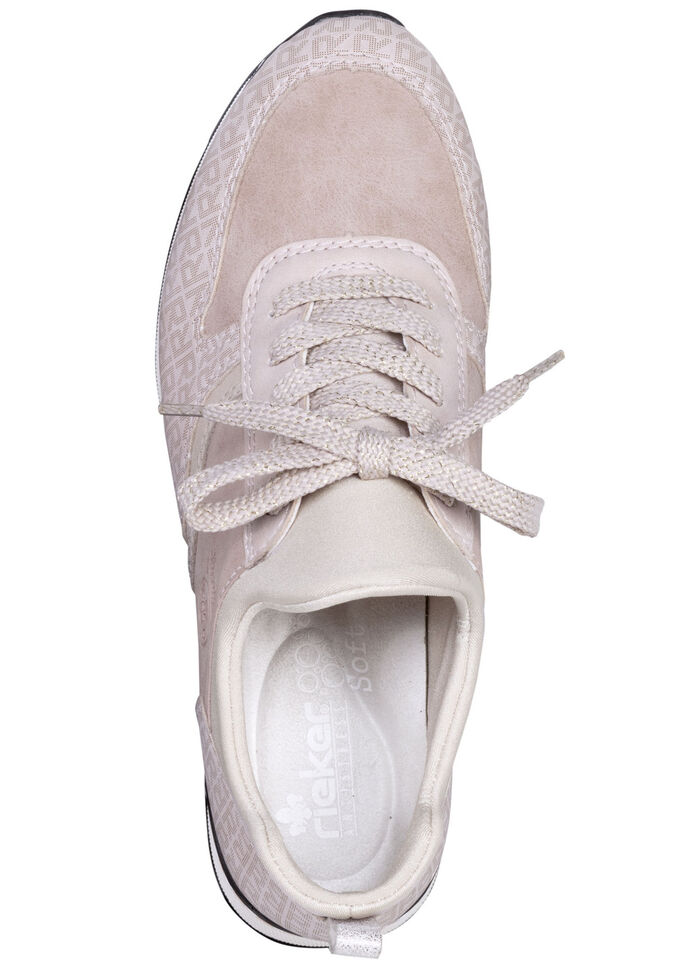 Rieker sneakers met decoratieve vetersluiting POEDERROS&Eacute;