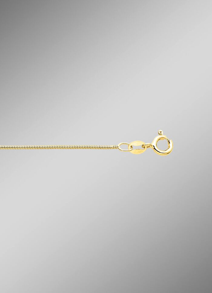 Vergulde zilveren slangenketting 