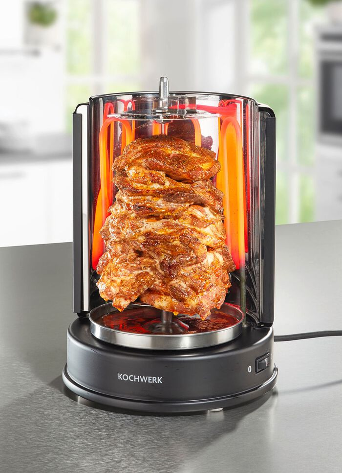 Multigrill voor maximaal 2 kg vlees 