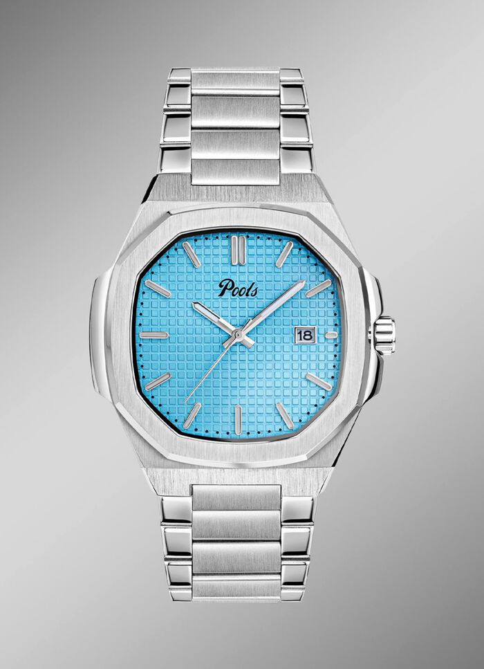 Quartz herenhorloge van roestvrij staal 