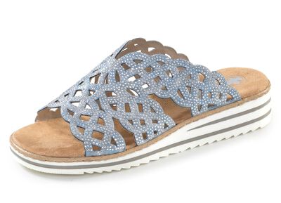 Rieker, chique damesmuiltjes met luchtige uitsparingen 