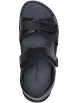 Gemini sandaal van rundnappaleer ZWART